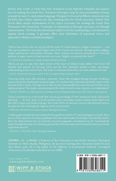 Reboot Your Greek: A Forty-Day New Testament Greek Refresher
