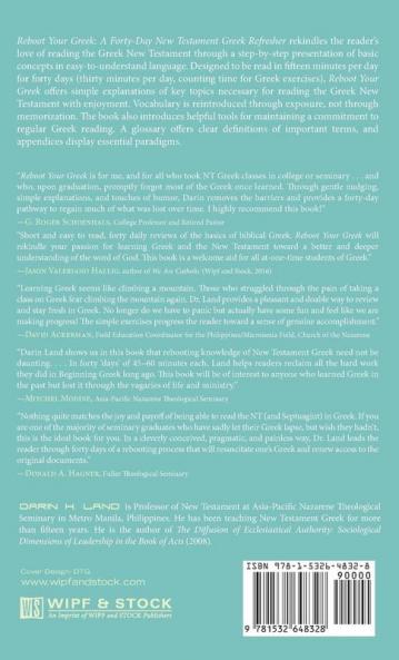 Reboot Your Greek: A Forty-Day New Testament Greek Refresher