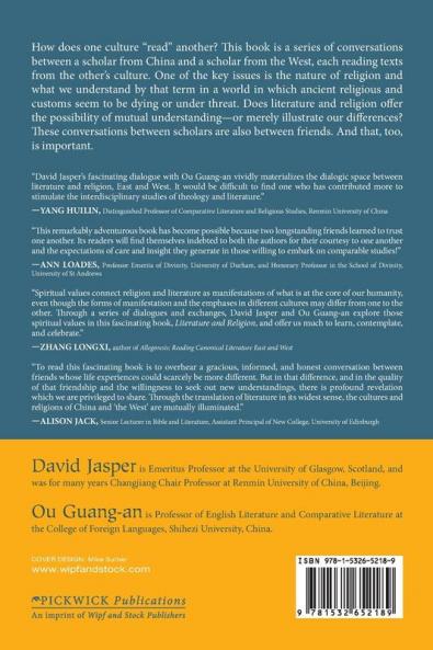 Literature and Religion: A Dialogue Between China and the West