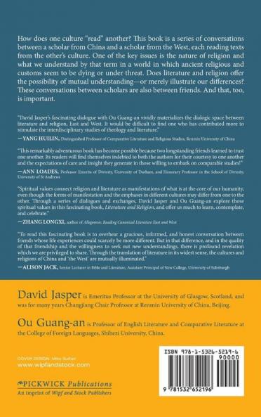 Literature and Religion: A Dialogue Between China and the West