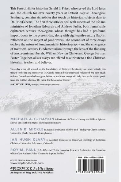 Once for All Delivered to the Saints: Essays on the History of the Christian Faith in Honor of Gerald L. Priest: 10 (Monographs in Baptist History)