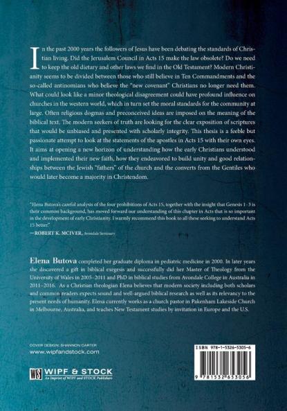 The Four Prohibitions of Acts 15 and Their Common Background in Genesis 1-3