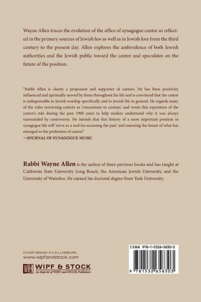 The Cantor: From the Mishnah to Modernity