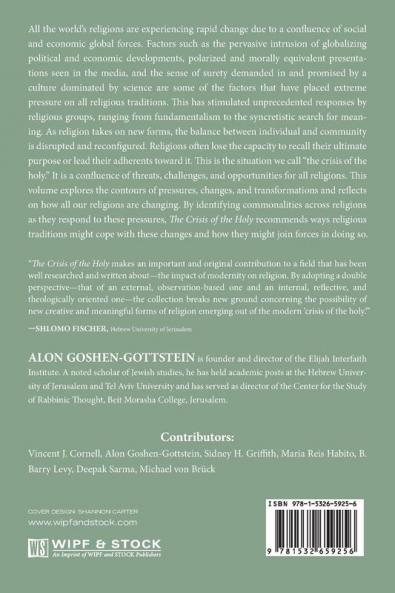 The Crisis of the Holy