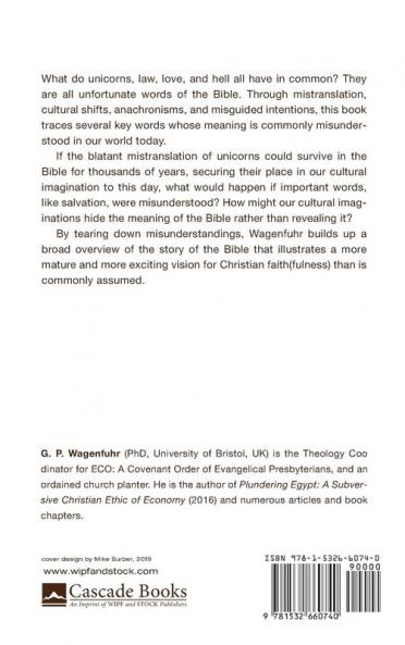 Unfortunate Words of the Bible: A Biblical Theology of Misunderstandings