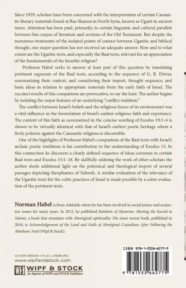 Yahweh Versus Baal: A Conflict of Religious Culture