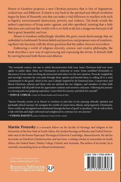 Honest To Goodness: An Ethical and Spiritual Odyssey