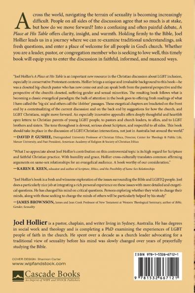 A Place at His Table: A Biblical Exploration of Faith Sexuality and the Kingdom of God