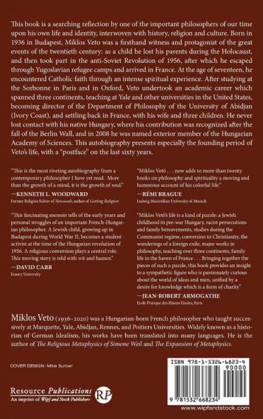 From Budapest to Paris (1936-1957): An Autobiography (Argo Book)