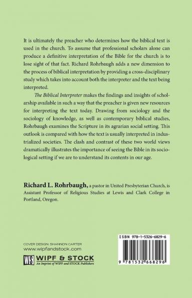 The Biblical Interpreter: An Agrarian Bible in an Industrial Age