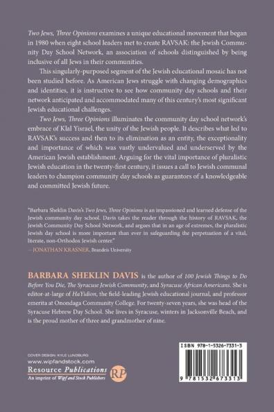 Two Jews Three Opinions: Klal Yisrael Pluralism and the Jewish Community Day School Network
