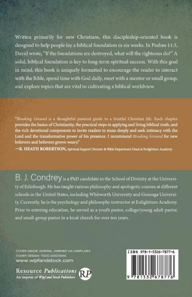 Breaking Ground: A Six-Week Foundational Study for New Christians