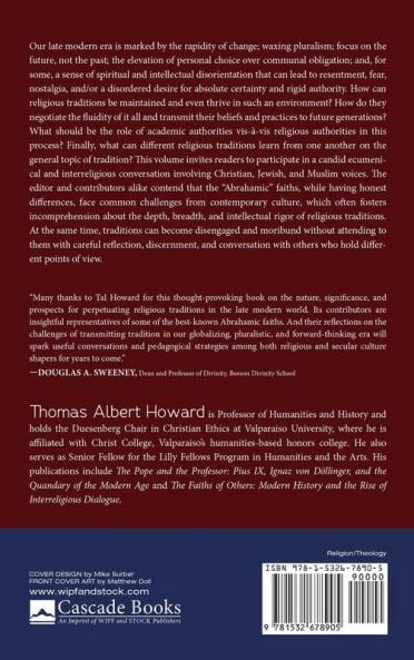 The Idea of Tradition in the Late Modern World