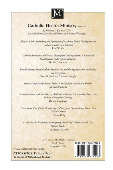 Journal of Moral Theology Volume 8 Number 1