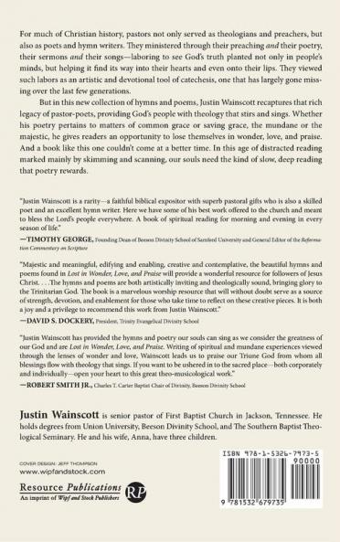 Lost in Wonder Love and Praise: Hymns & Poems