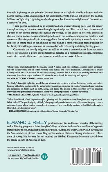 Beautiful Lightning: Spiritual Poems in a Difficult World