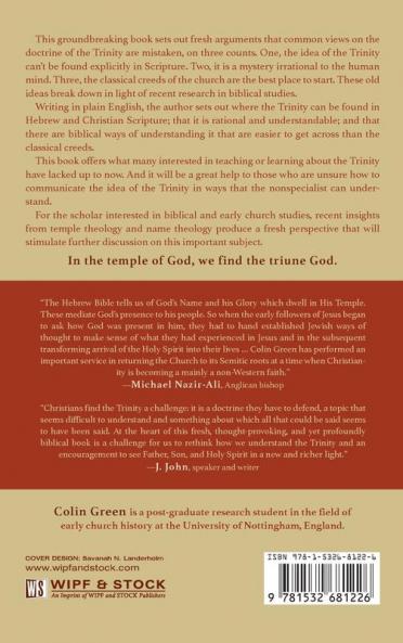 God in 3D: Finding the Trinity in the Bible and the Church Fathers