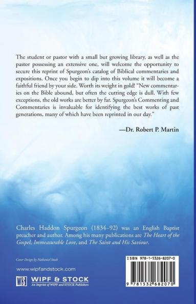 Commenting and Commentaries: A Reference Guide to Book Buying for Pastors Students and Christian Workers