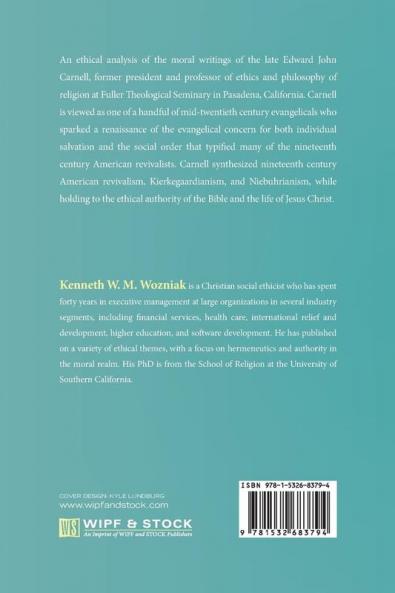 Ethics in the Thought of Edward John Carnell