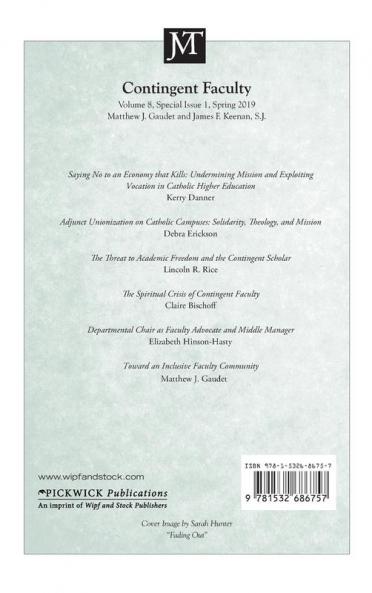 Journal of Moral Theology Volume 8 Special Issue 1