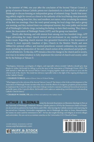 A Progressive Voice in the Catholic Church in the United States: Association of Pittsburgh Priests 1966-2019