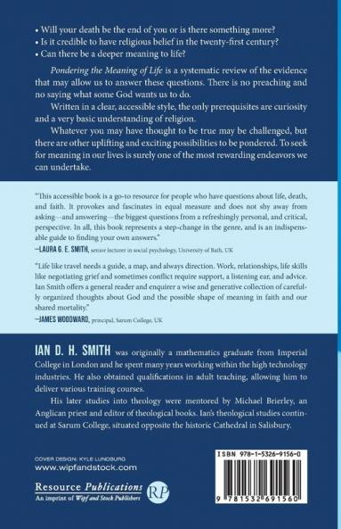 Pondering the Meaning of Life: A Skeptic's Thoughts on Christian Faith God and the Afterlife