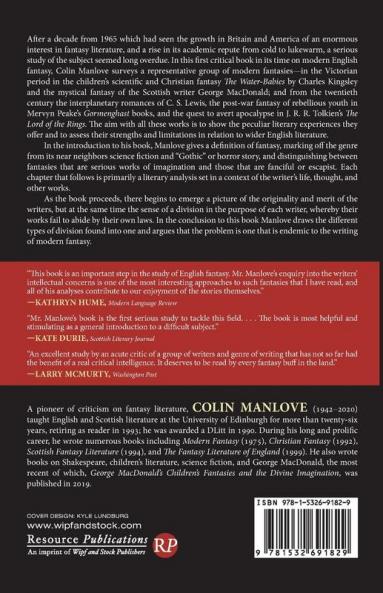 Modern Fantasy: Five Studies