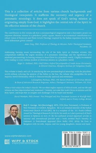 The Holy Spirit and Christian Mission: In a Pluralistic Context