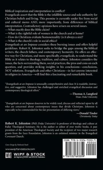 Evangelicals at an Impasse: Biblical Authority in Practice
