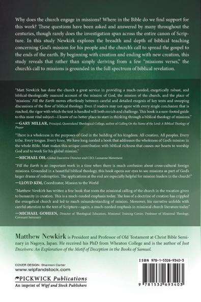 Fill the Earth: The Creation Mandate and the Church's Call to Missions