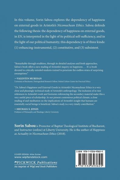 Happiness and External Goods in Nicomachean Ethics