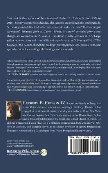Across the Waters of Remembrance: A Handbook for Liberal and Progressive Clergy