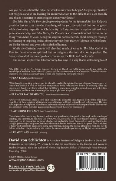 The Bible Out of the Pew: An Empowering Guide for the Spiritual But Not Religious