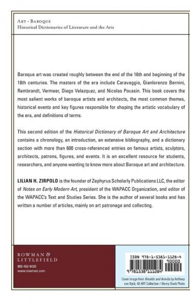 Historical Dictionary of Baroque Art and Architecture