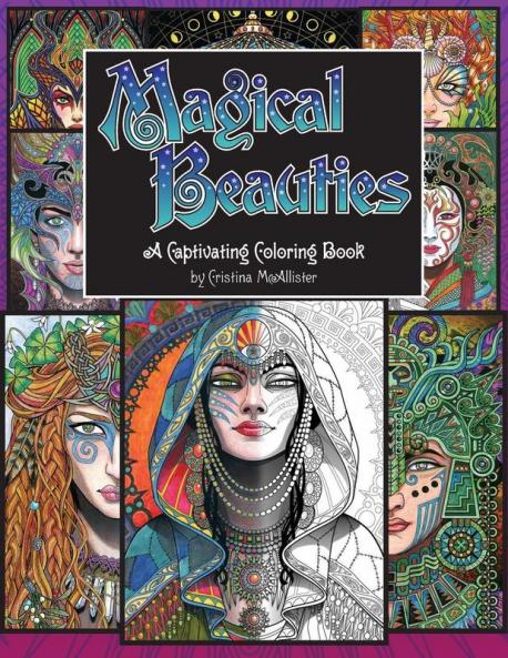 Magical Beauties: A Captivating Coloring Book