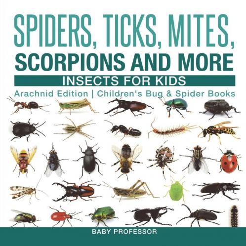Spiders Ticks Mites Scorpions and More Insects for Kids - Arachnid Edition Children's Bug & Spider Books