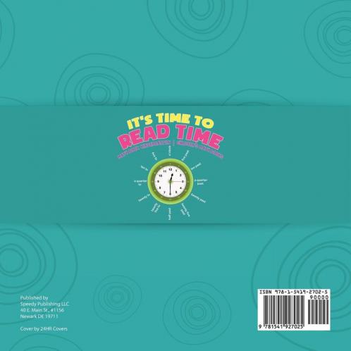 It's Time to Read Time - Math Book Kindergarten Children's Math Books