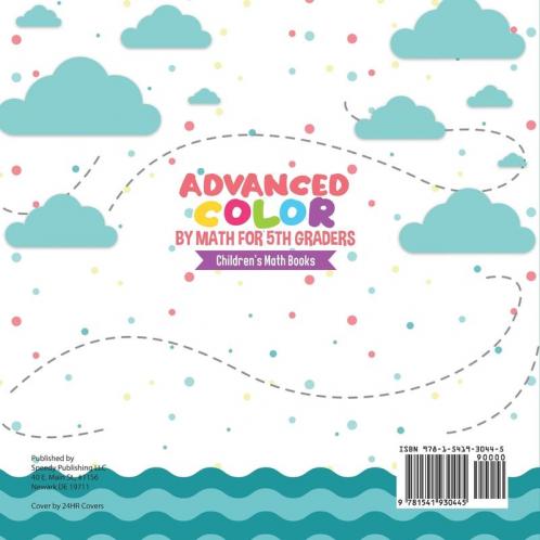 Advanced Color by Math for 5th Graders Children's Math Books