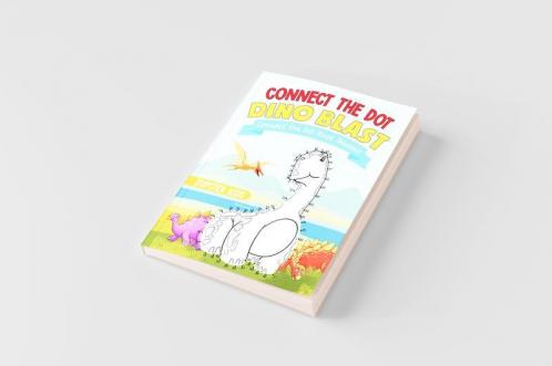 Connect the Dot Dino Blast - Connect the Dot Book Dinosaur