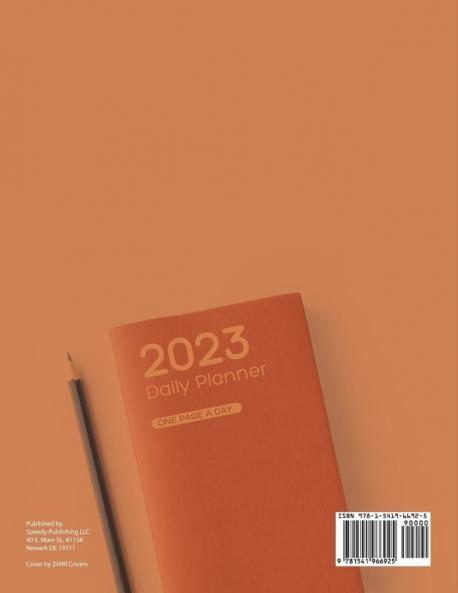 2023 Daily Planner: One Page a Day