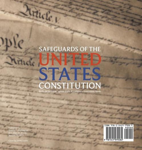 Safeguards of the United States Constitution Books on American System Grade 4 Children's Government Books