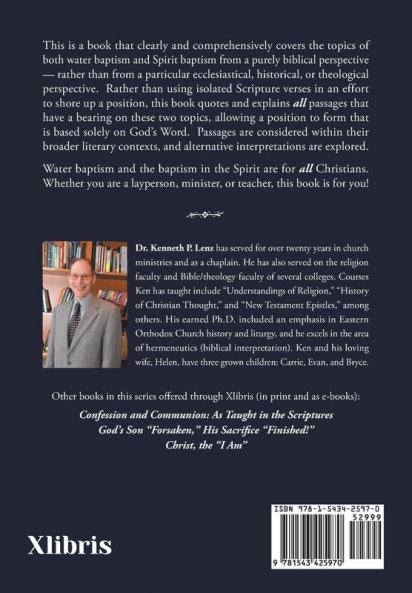 Water Baptism and Spirit Baptism