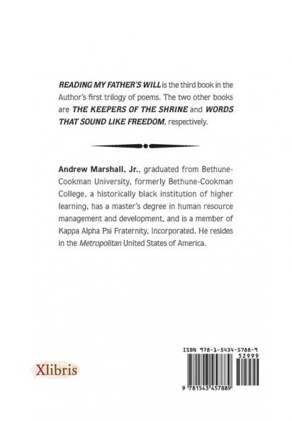 Reading My Father'S Will Poems