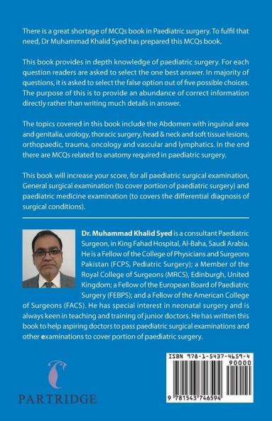 Multiple Choice Questions in Paediatric Surgery