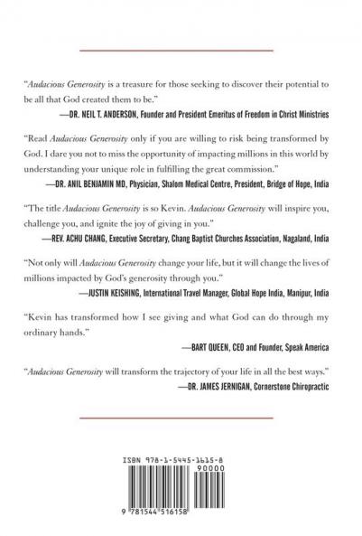 Audacious Generosity