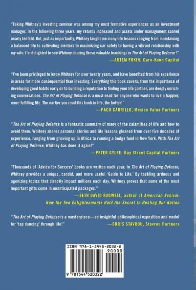 The Art of Playing Defense: How to Get Ahead by Not Falling Behind