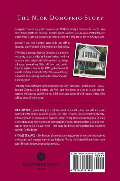 If Nothing Changes Nothing Changes