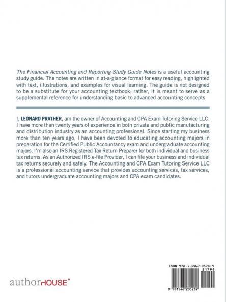 Financial Accounting and Reporting Study Guide Notes