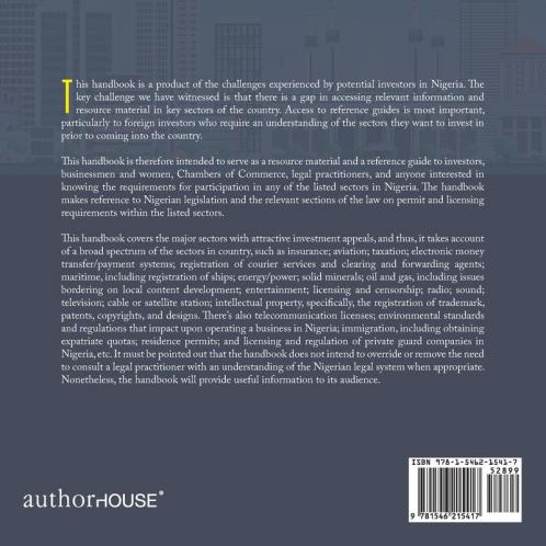 Doing Business in Nigeria: Basic Entry/Licensing Requirements and Permits in Selected Sectors