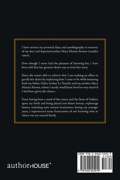 A Genealogical Diary and Autobiography of David Michael Latouche